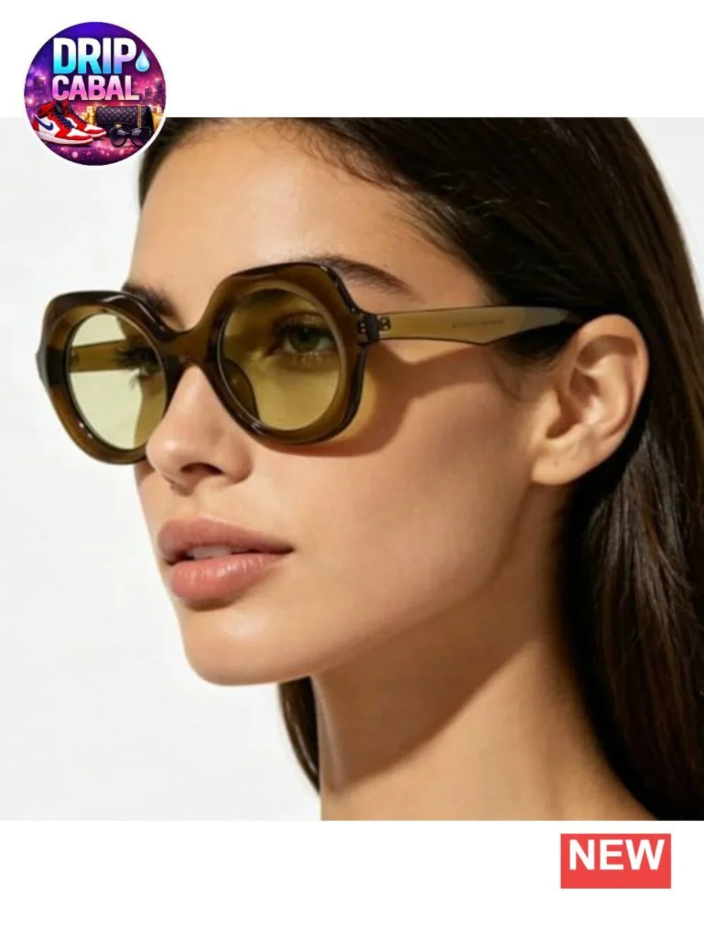Vintage Gradient Square Sunglasses UV400 Plastic Frame Fashion Shades